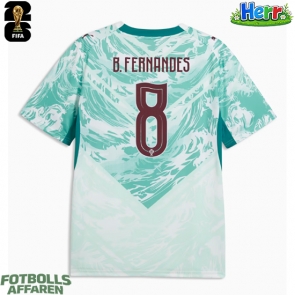 Portugal Bruno Fernandes #8 Bortatröja VM 2026 Kortärmad